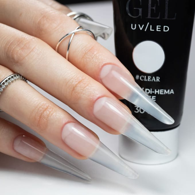 Molly Nails AcrylGel - PolyGel Bouwgel - HEMA/Di-HEMA Vrij - Clear 30 ml