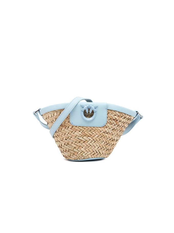 Love Summer Bucket Rafia + Vitello Seta