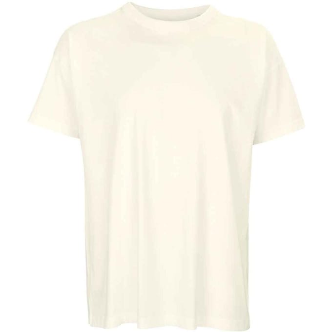 SOLS Heren Boxy Organic Oversized T-shirt (Gebroken wit)