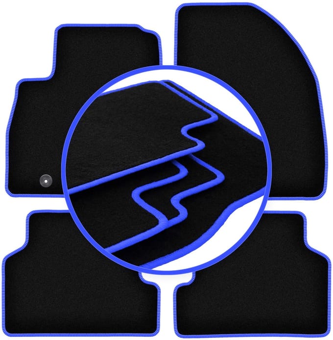CARLUX-BLUE automatten voor: Ford Focus MK2 stationwagen, sedan, hatchback (2004-2011)