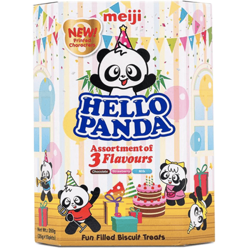 Meiji Hello Panda Koekjes Partyverpakking XL 260 g