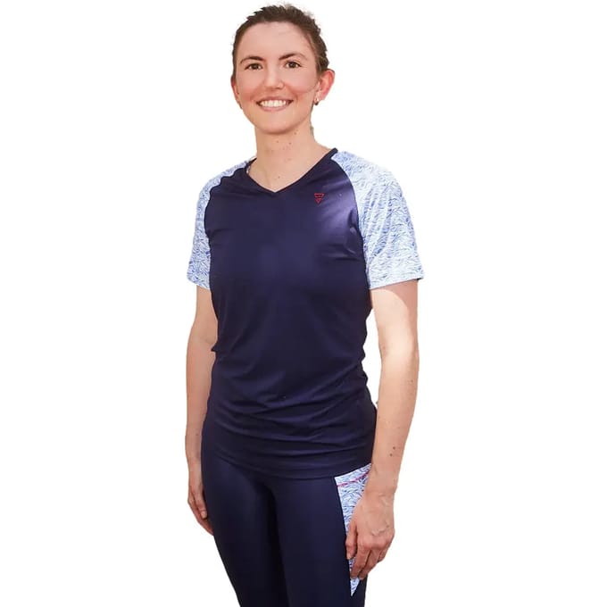 Dames-T-shirt met V-hals Gayaskin Nouvelle Vague