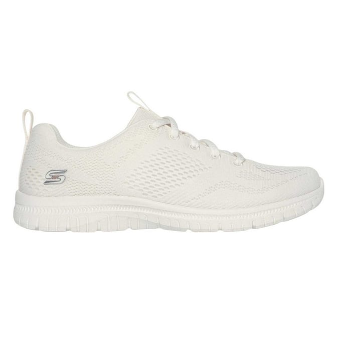 Skechers Dames/Dames Mesh Geheugenschuim Trainers (Gebroken wit)