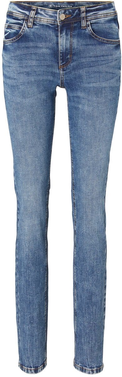 Tom Tailor - TTALEXA STRAIGHT-jeans - Maat 28/30 - random bleached blue denim