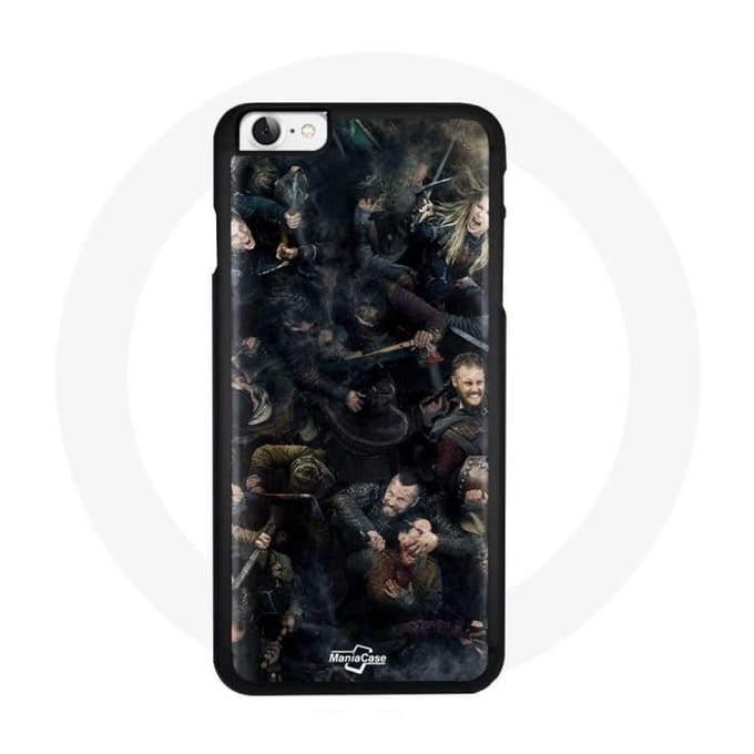 Coque - Vikings - Iphone 5 - Rigide - Noir - Protection