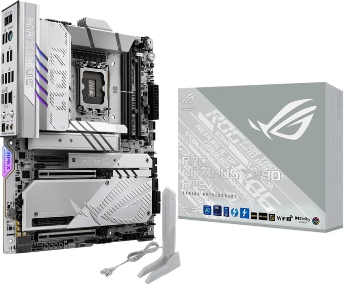 ASUS ROG MAXIMUS Z890 APEX - Moederbord - Intel Z890 - ATX - Compatible met Intel Core Ultra Processoren - LGA 1851 Socket