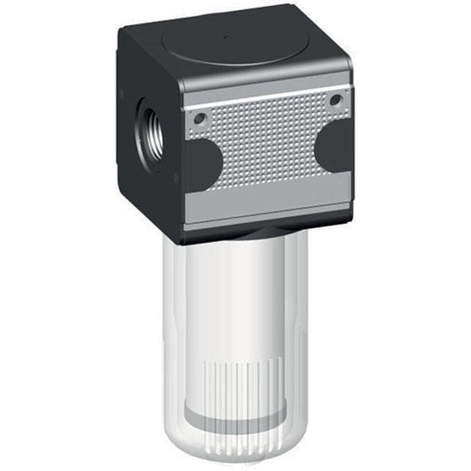 Filter 0.3micron G1/2'' 1500l/min Zonder Aftap Vacuüm Polycarbonaat Multifix 2
