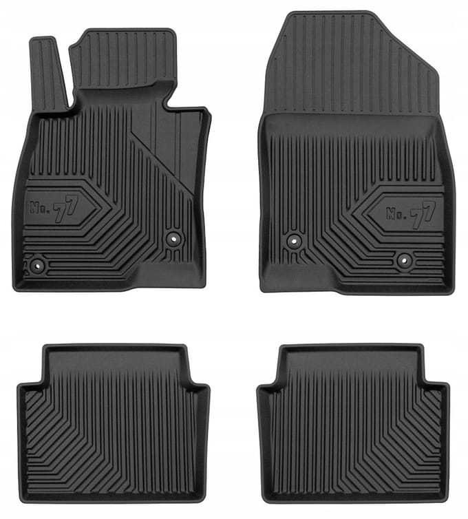 Frogum - No.77 - Mazda 3 III 2013-2019 - Automatten set - TPE Rubber - 4 cm Hoge Rand - Geurloos