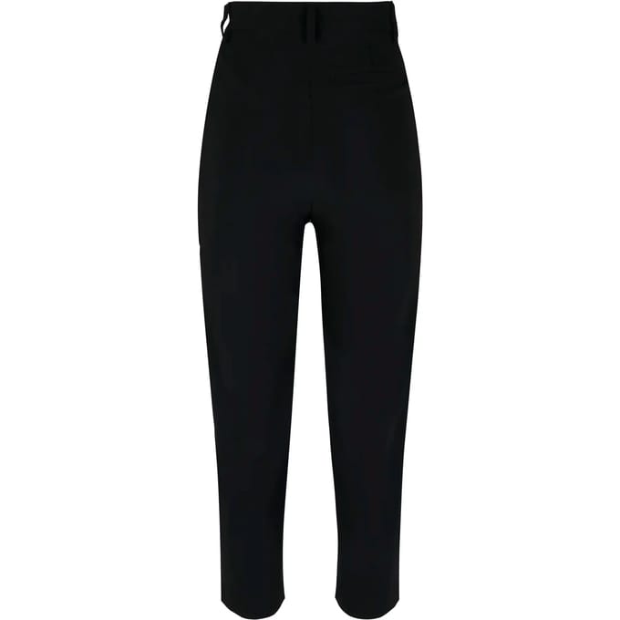 Urban Classics - High Waist Cropped Broek - S - Zwart
