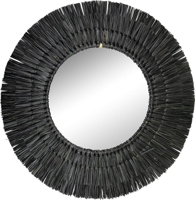 zeegras spiegel zwart 60cm
