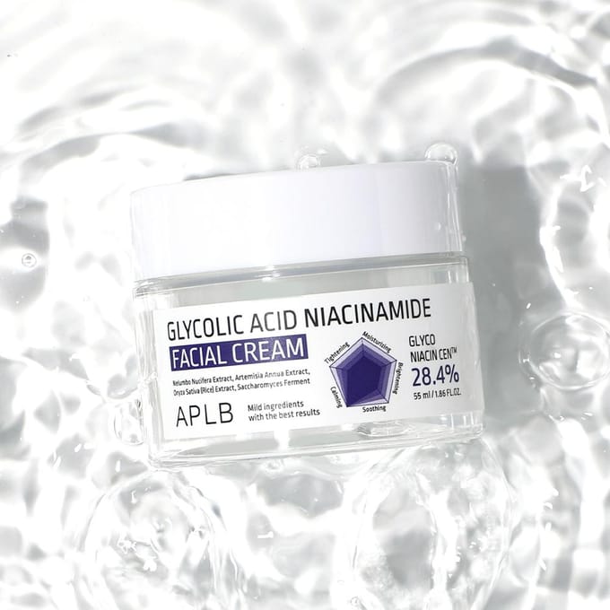 APLB Glycolzuur Niacinamide Gezichtscrème 55ml #55ml 1PCS white