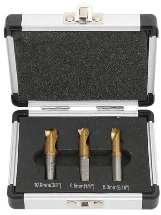 3-delige sets puntlasboren voor het verwijderen van lasnaden - 6,5 mm/8 mm/10 mm