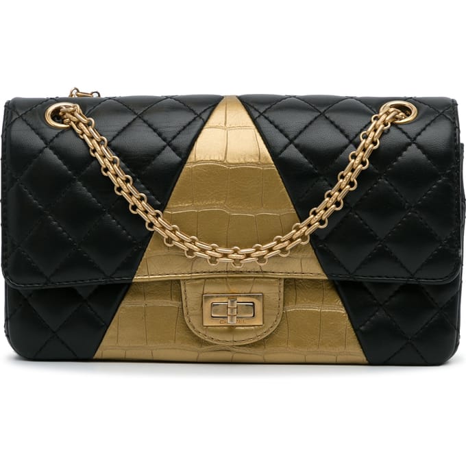 Chanel 19 Bicolor Gequiltte Tas