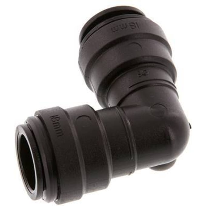 18mm 90 graden L-verbinding POM Insteekfitting NBR