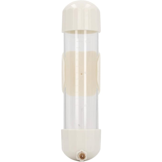 Vogelkooi Waterbak Lekvrij Automatische Papegaai Waterdispenser voor Klein Middelgroot Groot L wit