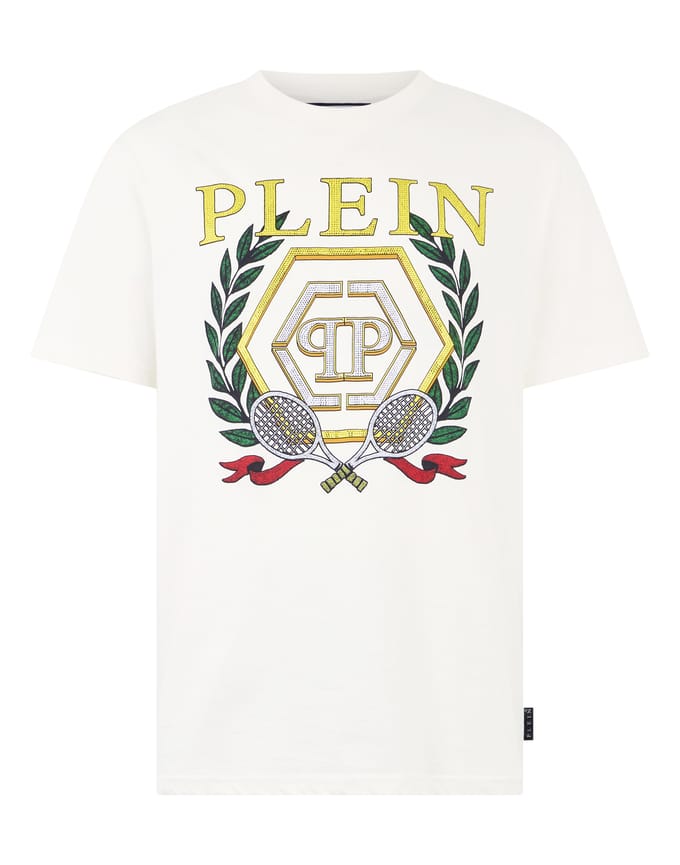 Round Neck T-Shirt Tennis Crest