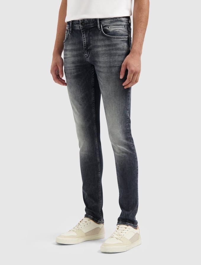 Pure Path The Jone Skinny Fit Jeans Denim Mid Grey (W1598 - 86)