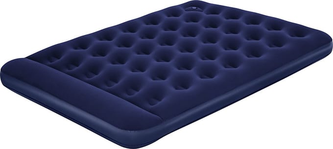 Bestway Dubbel Matras met Voetpomp 203x152x28 cm Opblaasbaar en Camping 67226
