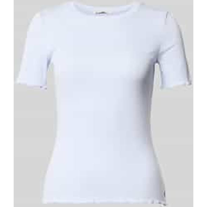 Tom Tailor Denim - Slim fit T-shirt met ribbelstructuur - Maat M - mountain sky blue