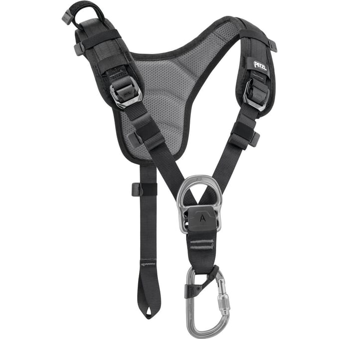 Petzl TOP – Chest Harness Black/Yellow 160-200 cm