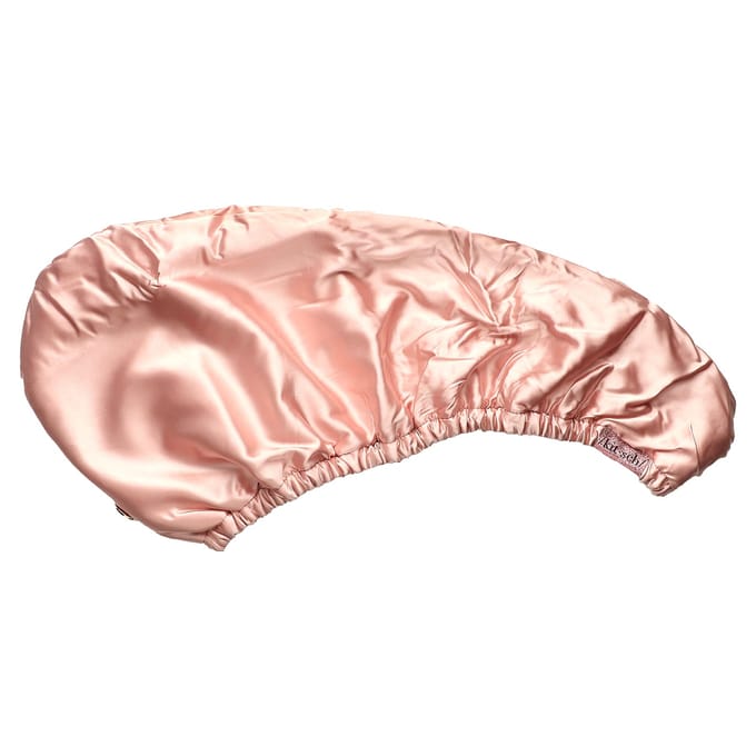 Kitsch, satijnen microvezel haarhanddoek, blush, 1 stuk white