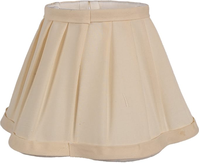 Clayre & Eef Lampenkap 20x13 cm Beige Katoen