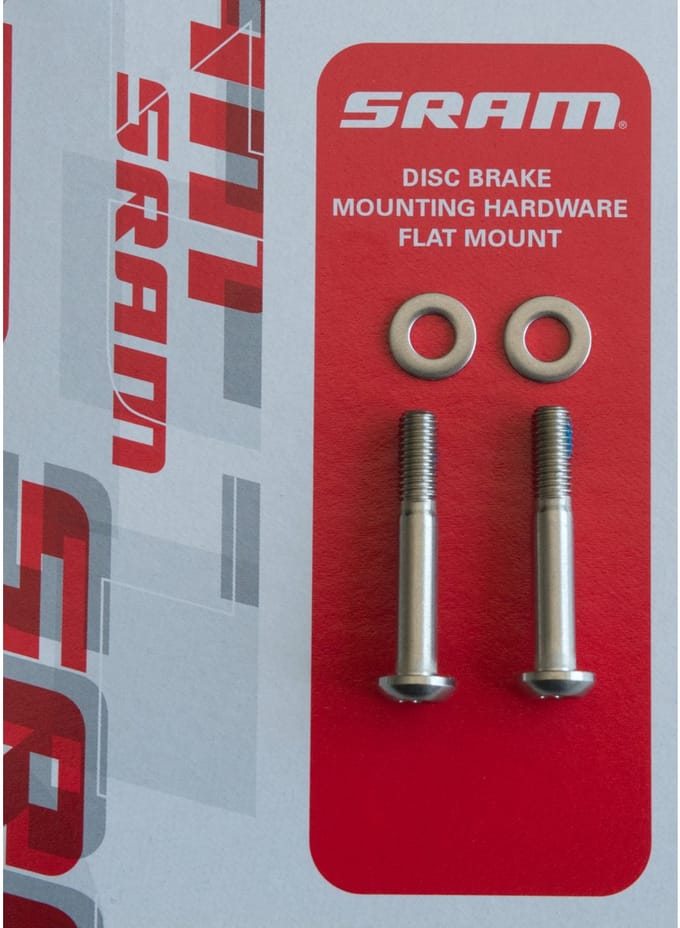 Remdeel sram montage kit flat mount titanium t25 27mm - ZWART