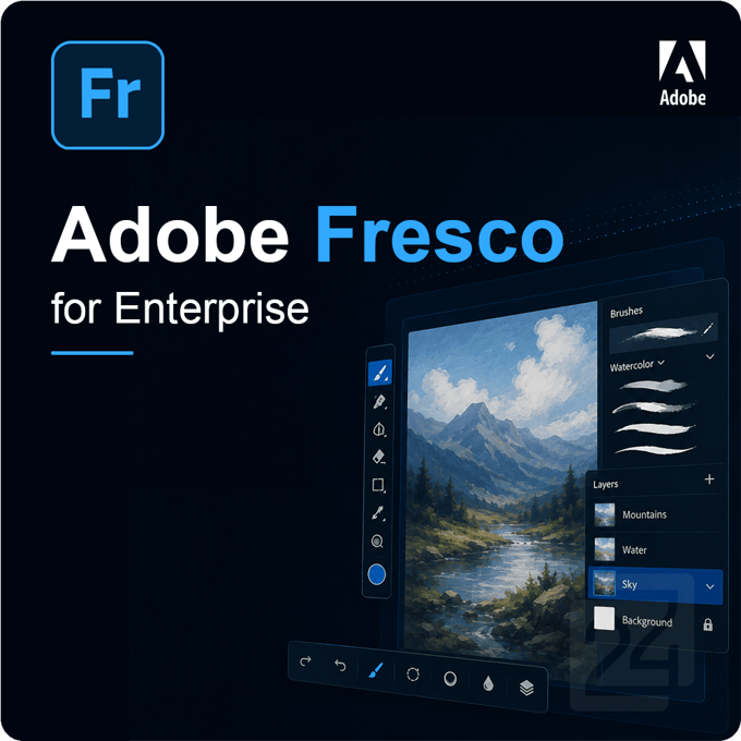 Adobe Fresco for Enterprise 1 - 9 Gebruiker(s)