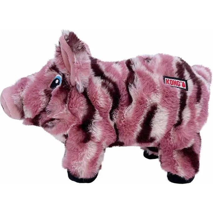 Hondenknuffel varken Kong Low Stuff Stripes