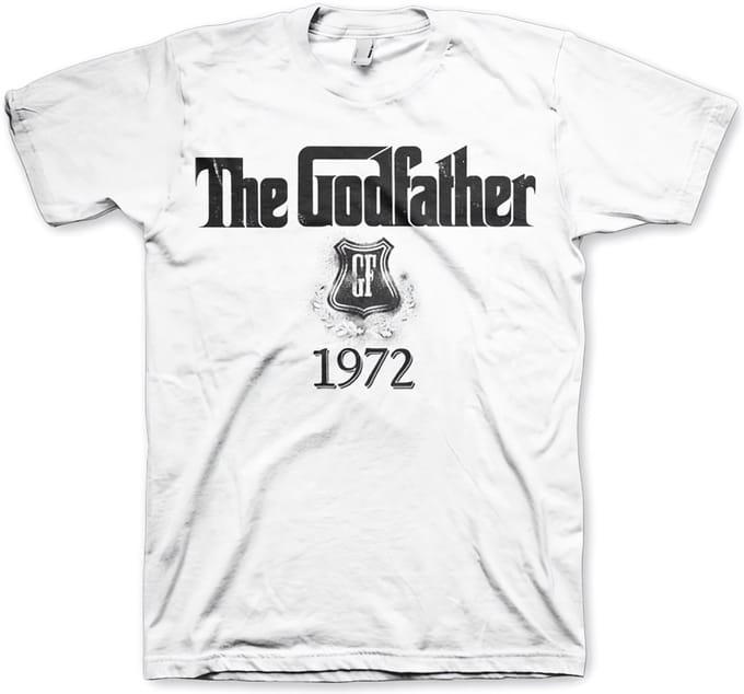 The Godfather Heren Tshirt -S- 1972 Wit
