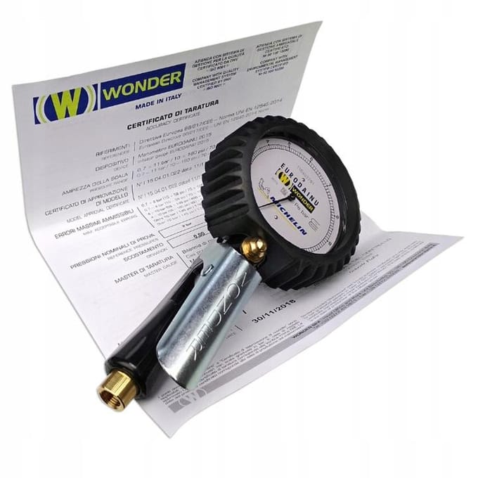 Wonder Eurodainu - professionele bandenvulmeter - 0,7 - 11 bar