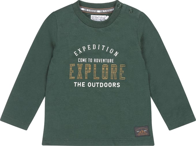Dirkje explore green t-shirt