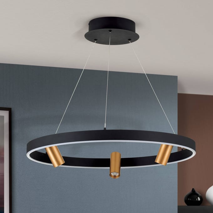 ORION LED hanglamp Berlin met drie spot