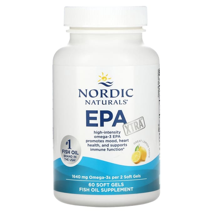 Nordic Naturals, EPA Xtra, Geweldige Citroensmaak, 60 Softgels