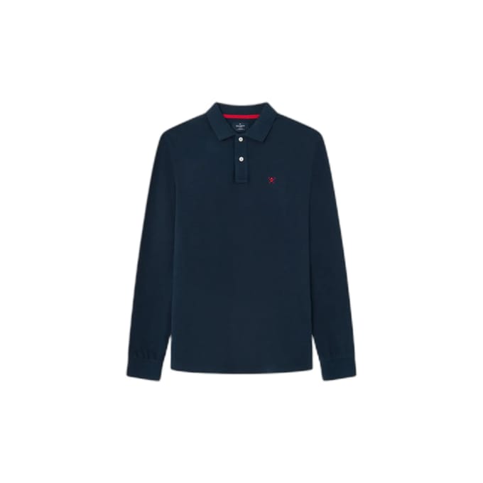 Polo met lange mouwen Hackett Logo Slim Fit