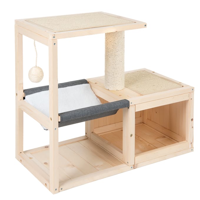 - L 70 x B 35 x H 60 cm -  Modern Living Kattenhuisje Bora Bora