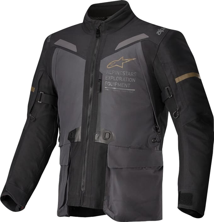 Alpinestars ST-7 2L GORE-TEX® Deep Grijs Zwart Donker Khaki Motorjas - Jas