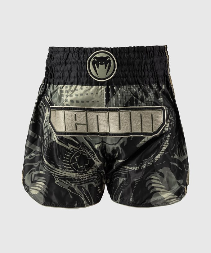 Venum Invader Muay Thai Kickboks Shorts Zwart Zand - M