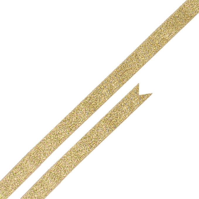 Haarlint Goudkleurig - Glitters LUREX - 2x1M - 15mm