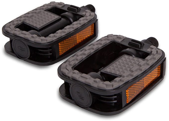 Fiets Pedaalset Lynx Supergrip Zwart / Grijs 9/16 draad