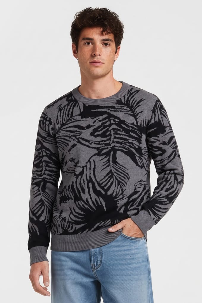 IRO Paris Nolan Pullover Black/grey Größe: M | Pullover Outlet | Herren | Schwarz