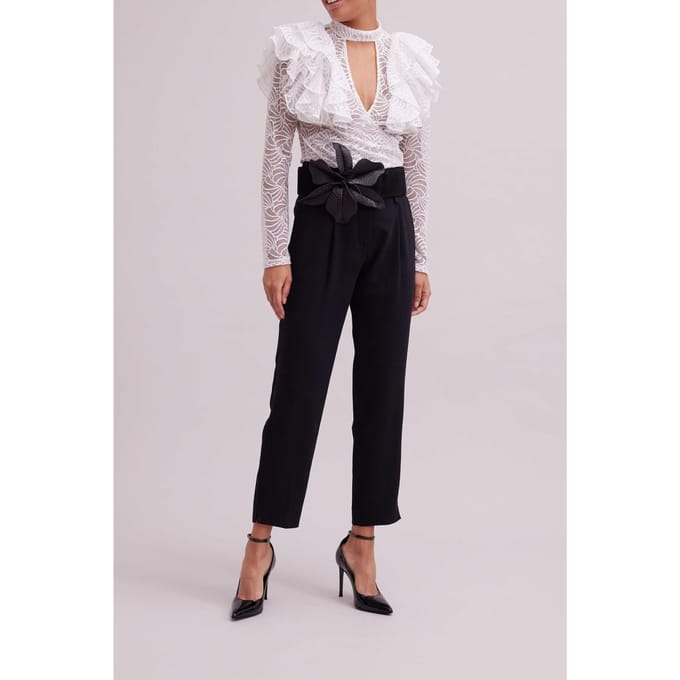 Anne Fontaine Faience White Größe: 36 | Longsleeves Outlet | Damen | Weiß