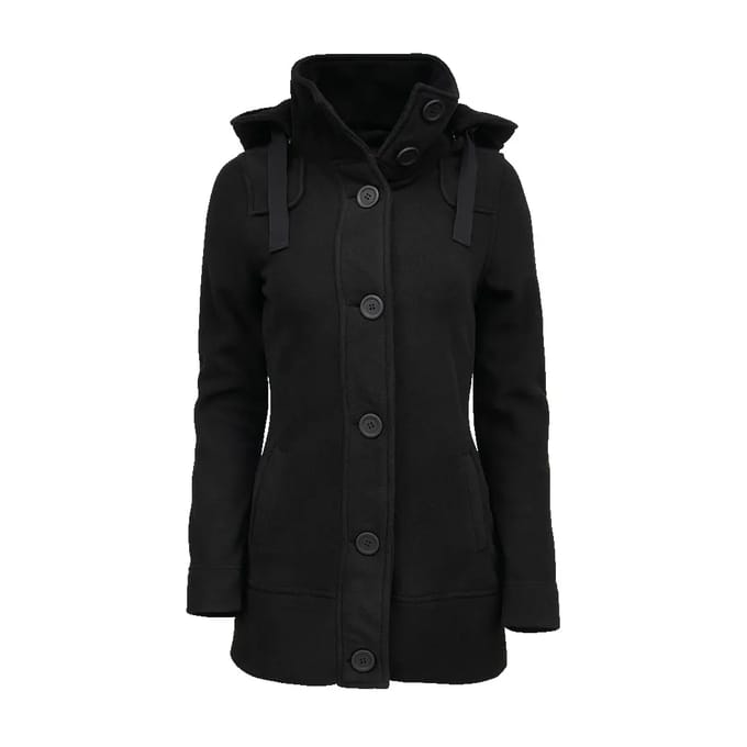 Brandit Tussenseizoensjas - Square Fleece - S tot 4XL - voor Vrouwen - zwart