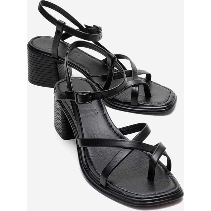 Lavish Leren Blokhak Sandaal (Dames)