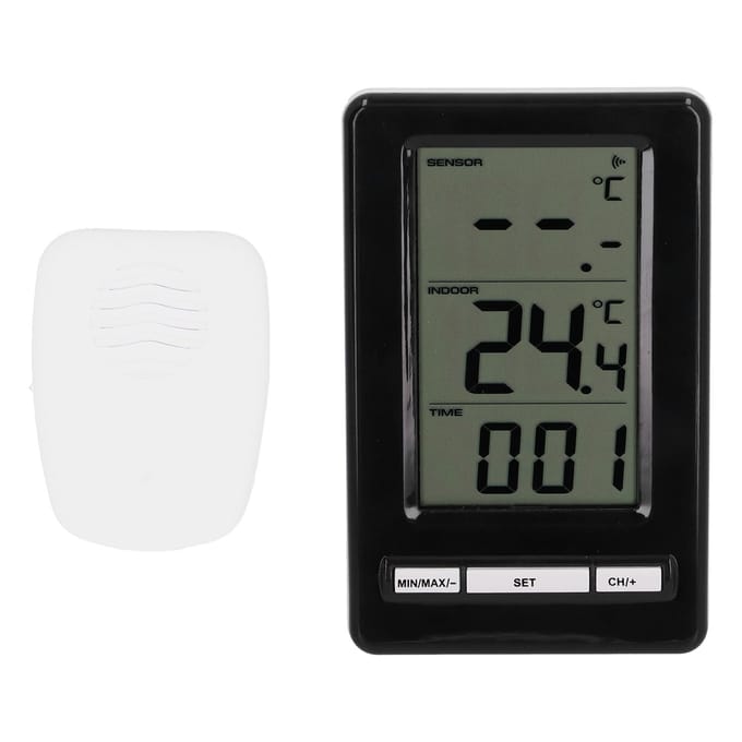 Draadloze Binnen- en Buitenhoge Precisie Elektronische Thermometer Elektronische Temperatuurmeter gray