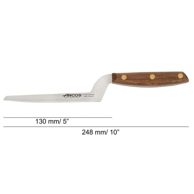 Kaasmes Set - ARCOS - Nordika - Nitrum® Roestvrij Staal - Ovengkol Hout - 3 stuks