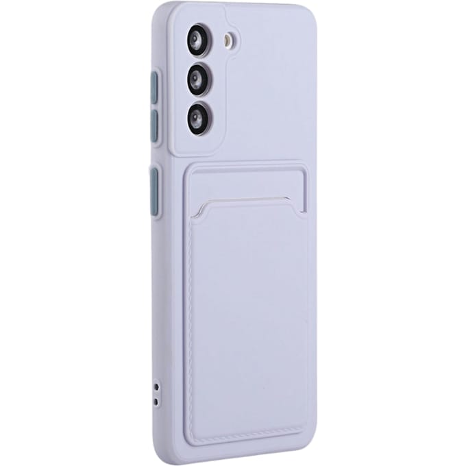 CaseBody Samsung S23 FE Telefoonhoesje met Kaarthouder Paars