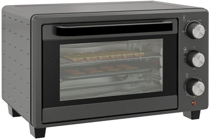MMP® Stoomoven - Grijs - ‎38cm x 46cm x 29cm