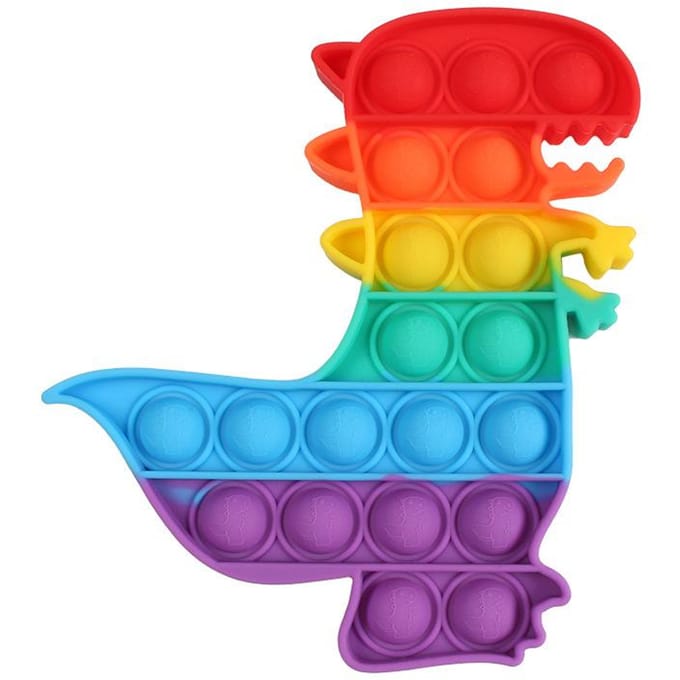 Fidget Speelgoed Regenboog Vlinder Push Bubble Fidget Sensorisch Speelgoed Voor Ouder-Kind Tijd Interactief Spel Speelgoed