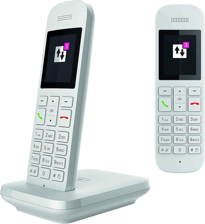 ApexArte® Huistelefoon - Senioren Telefoon Vaste Lijn - GSM - Wit